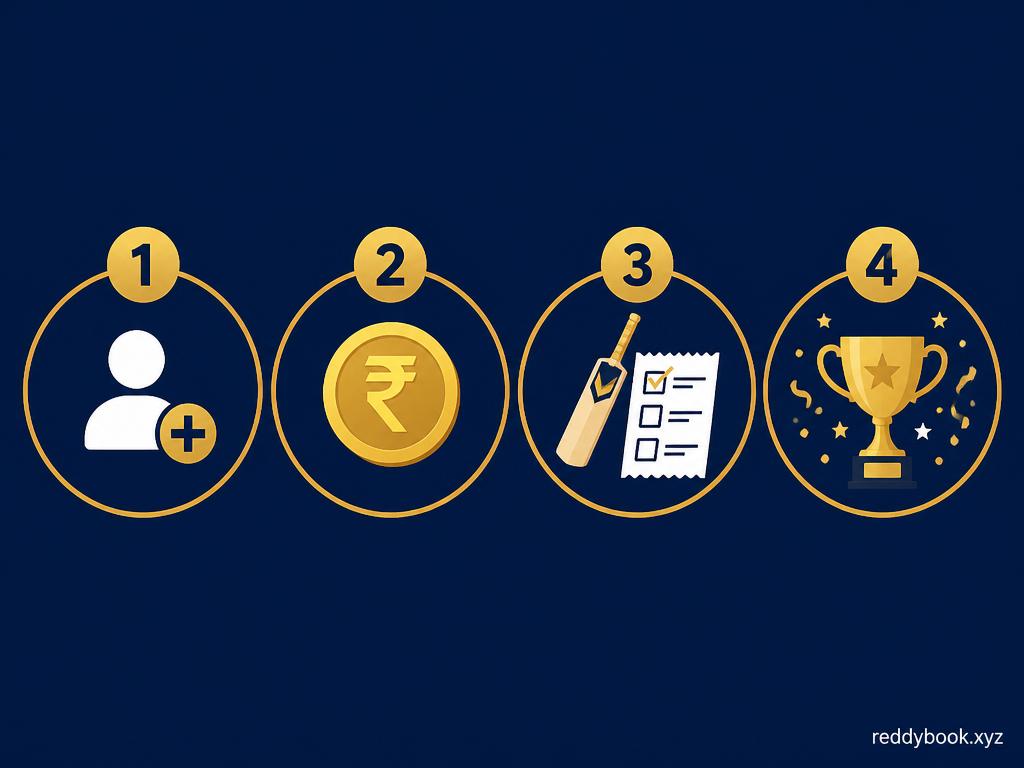 How to get started with 11xPlay in four steps: register, deposit, bet and win
