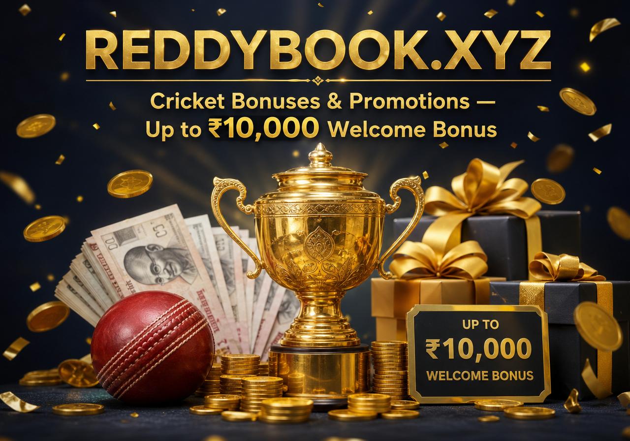 Cricket betting bonuses and promotions on Reddy Anna Book