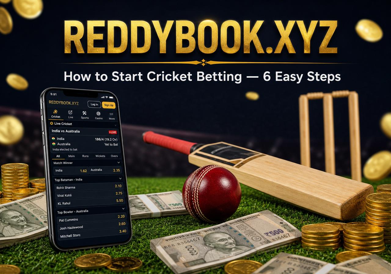 How to start cricket betting on Reddy Anna Book