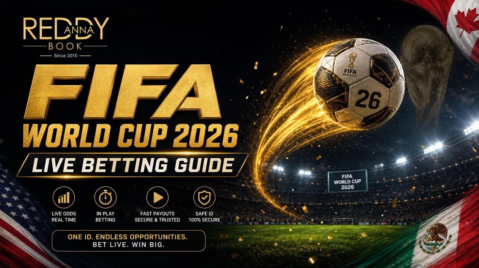 FIFA World Cup 2026 — Live Betting ID Guide