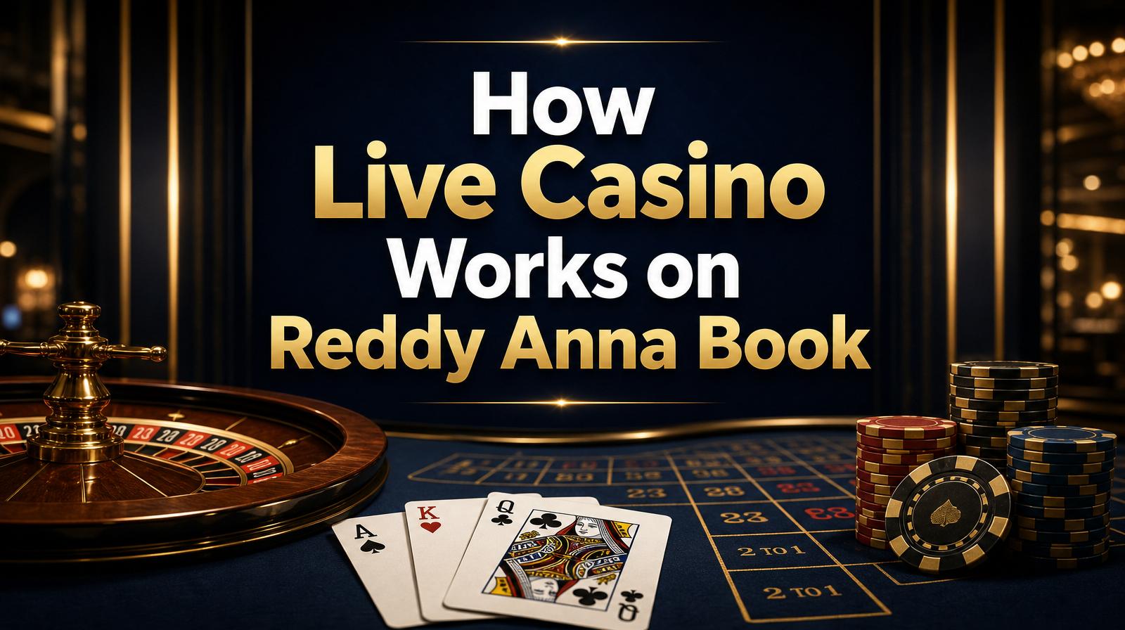 How Live Casino Works on Reddy Anna Book