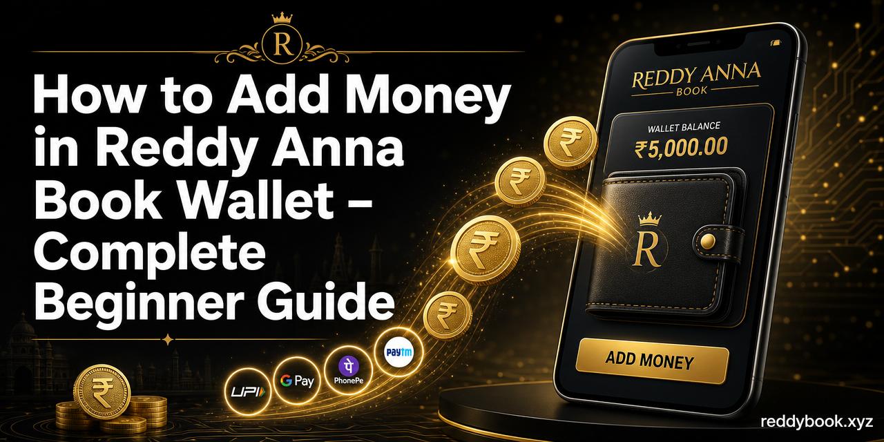 How to add money in Reddy Anna Book wallet — UPI deposit guide