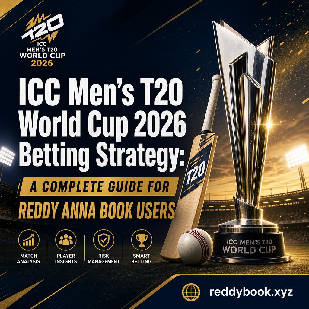 ICC Men's T20 World Cup 2026 betting strategy for Reddy Anna Book users