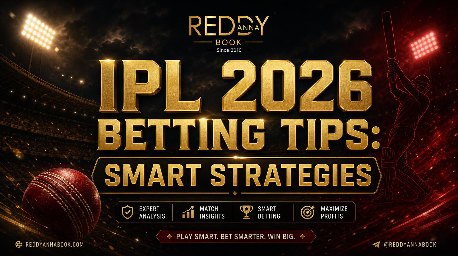 IPL 2026 Betting Tips on Reddy Anna: Smart Strategies