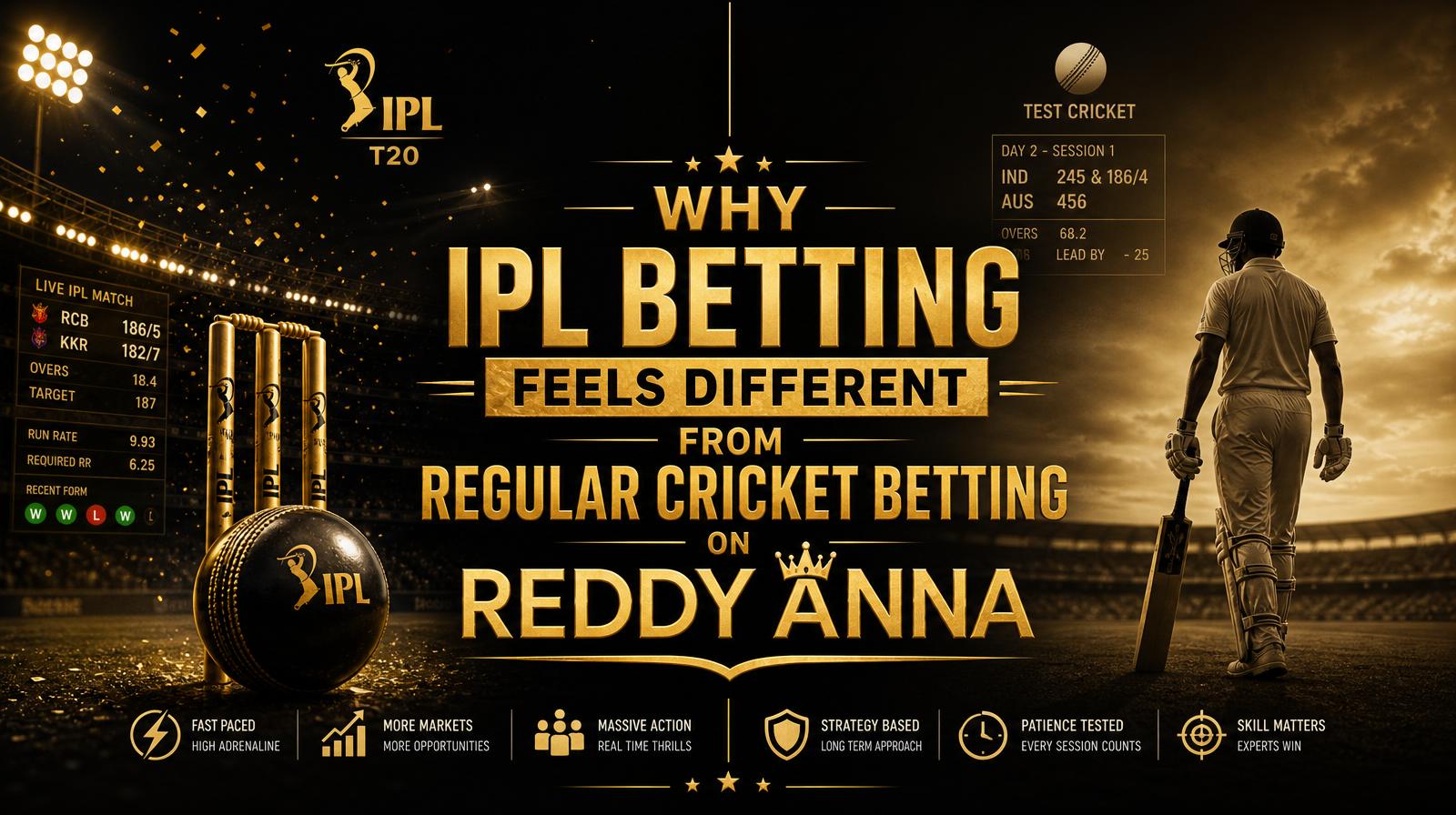 Why IPL Betting Feels Different From Regular Cricket Betting on Reddy Anna