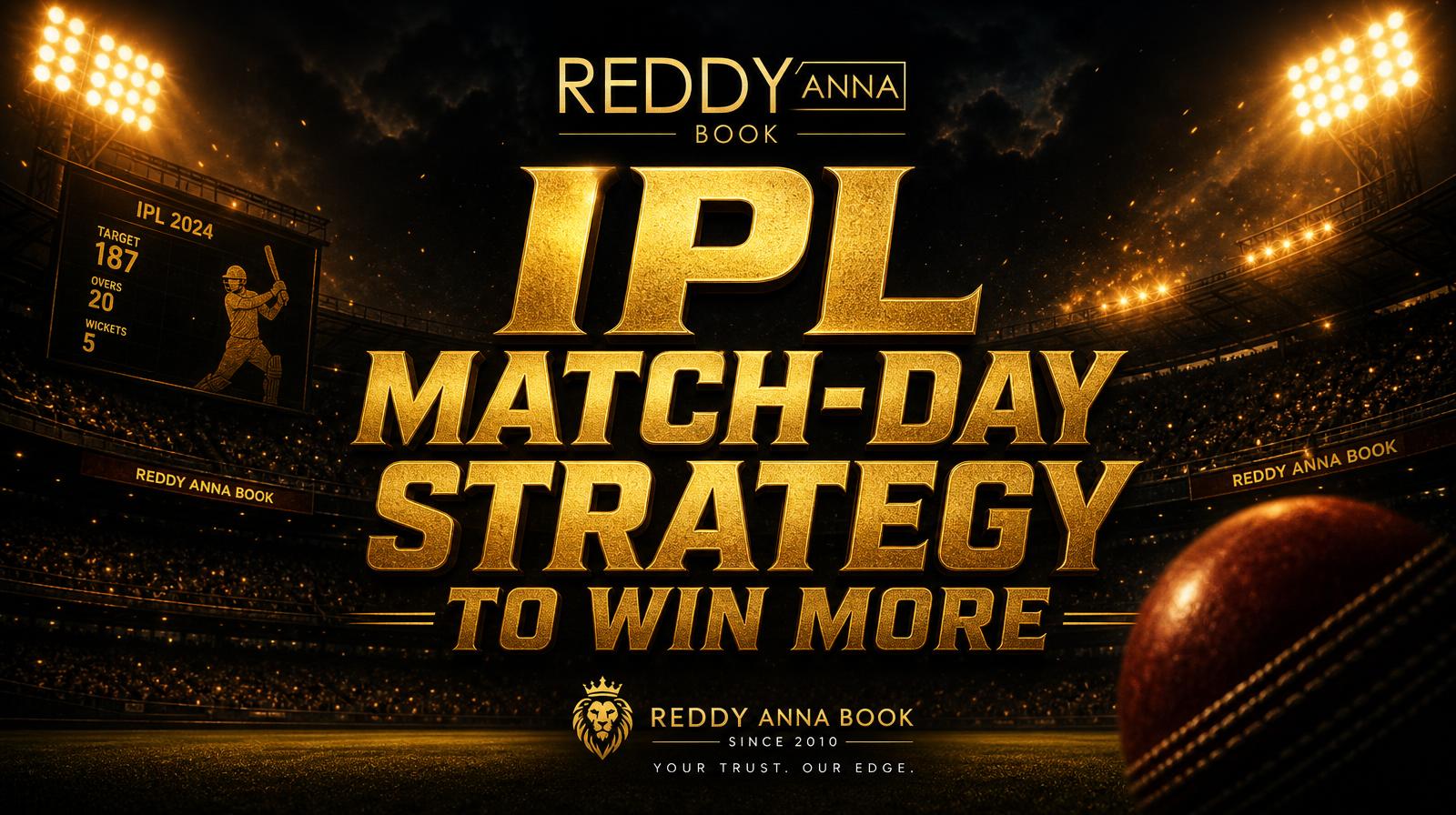 Reddy Anna IPL Match-Day Strategy to Win More