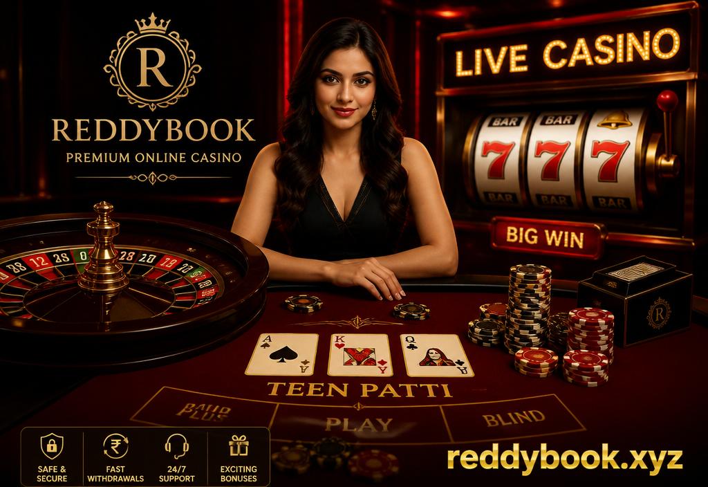 Laser247 live casino on Reddy Anna Book — teen patti, andar bahar, roulette, blackjack and slot games