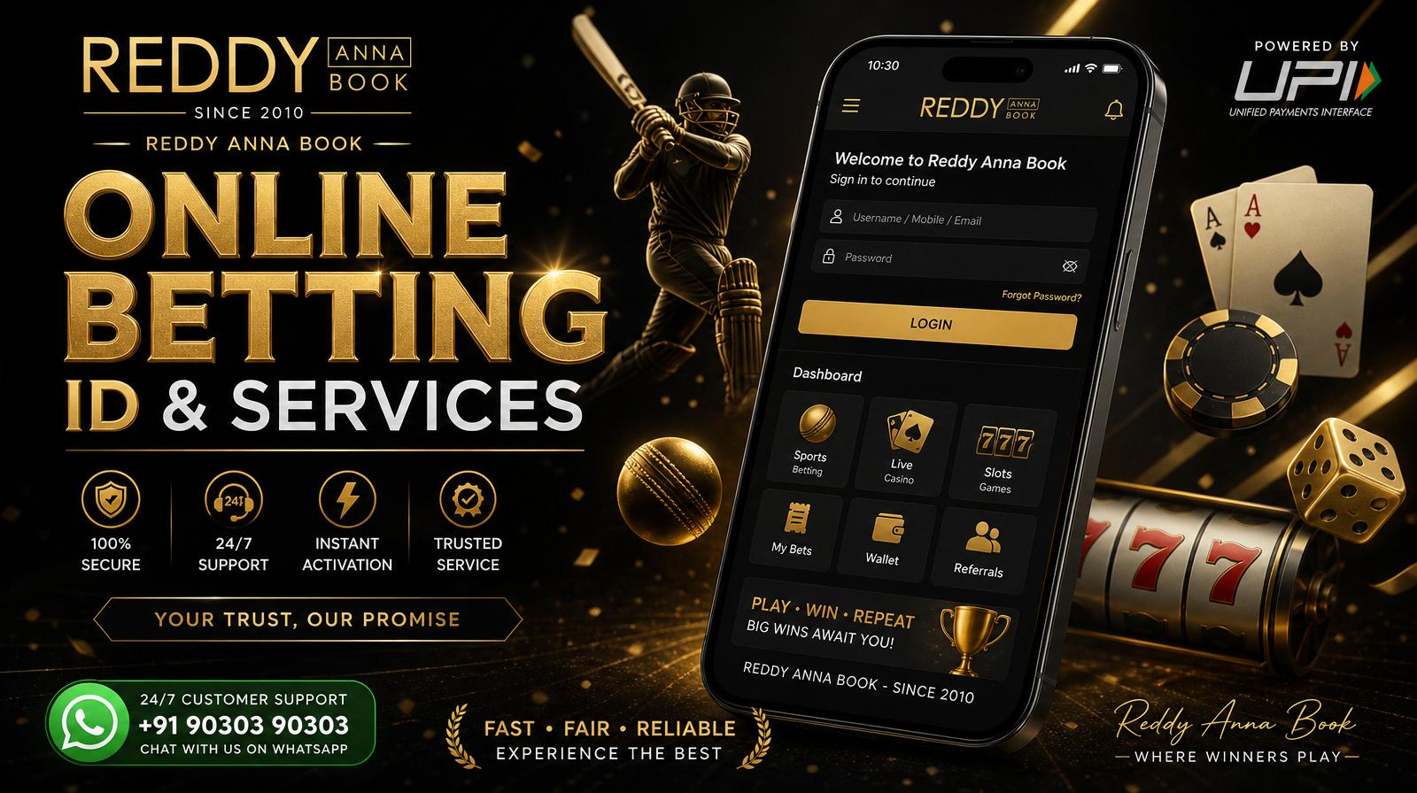 Reddy Anna Book Online Betting ID & Services