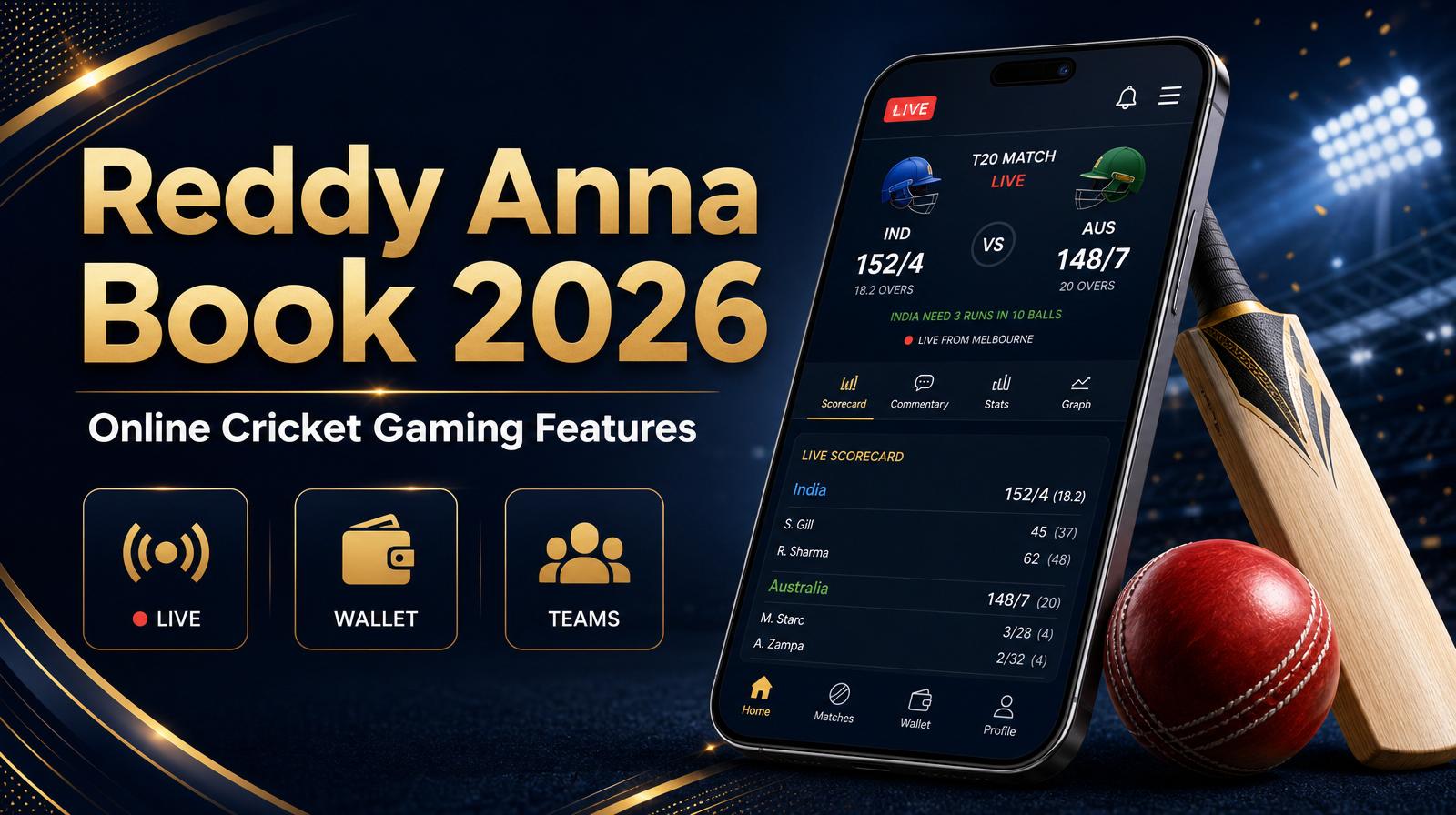 Reddy Anna Book 2026 — Online Cricket Gaming Features