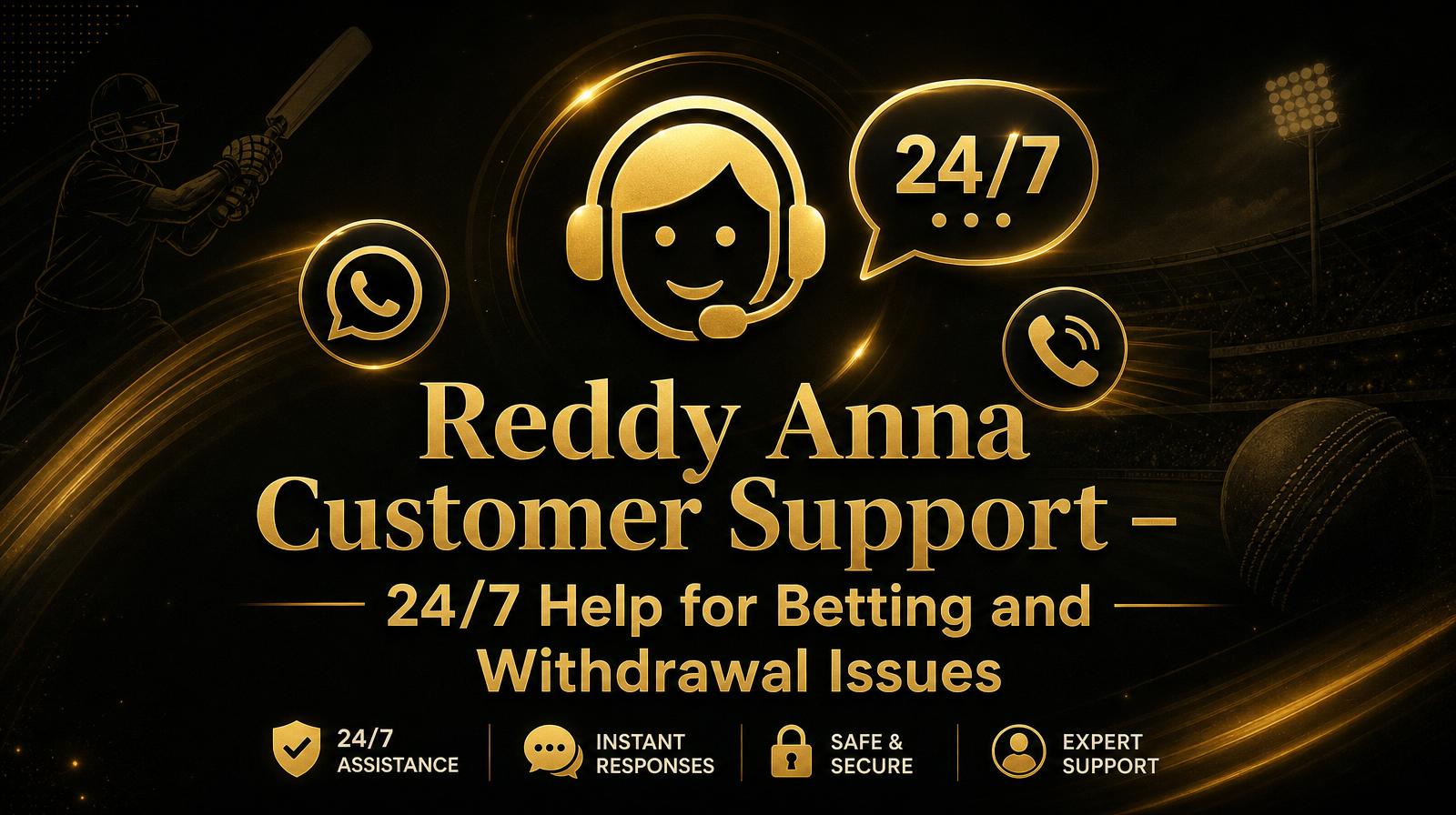 Reddy Anna Customer Support – 24/7 Help for Betting and Withdrawal Issues