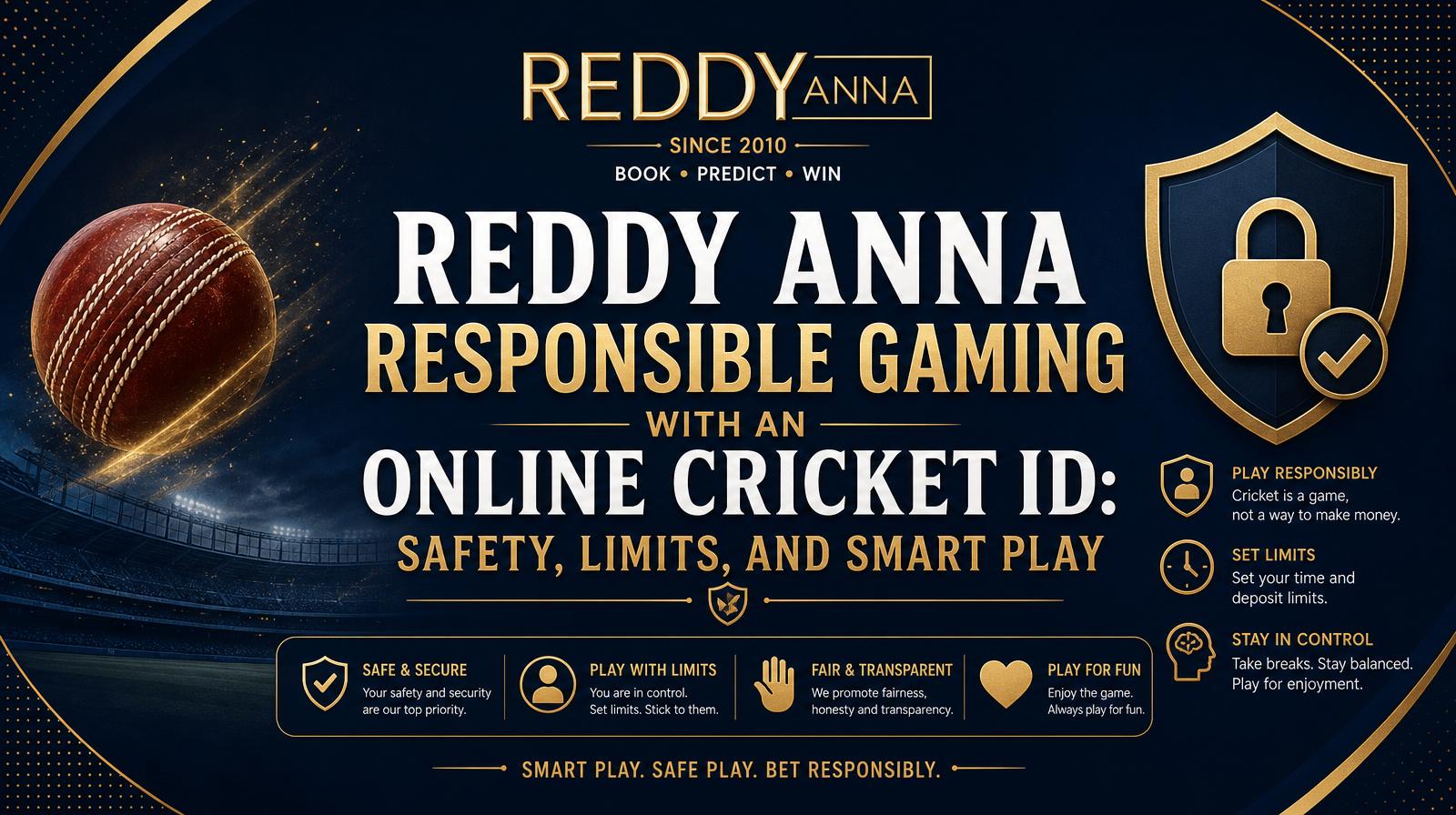 Reddy Anna Responsible Gaming with an Online Cricket ID: Safety, Limits, and Smart Play