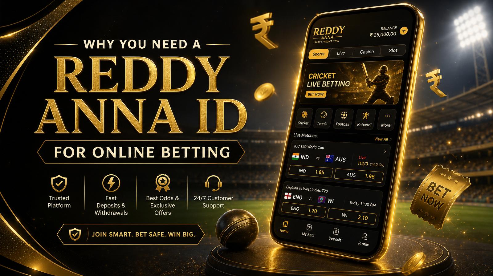 Why You Need a Reddy Anna ID for Online Betting