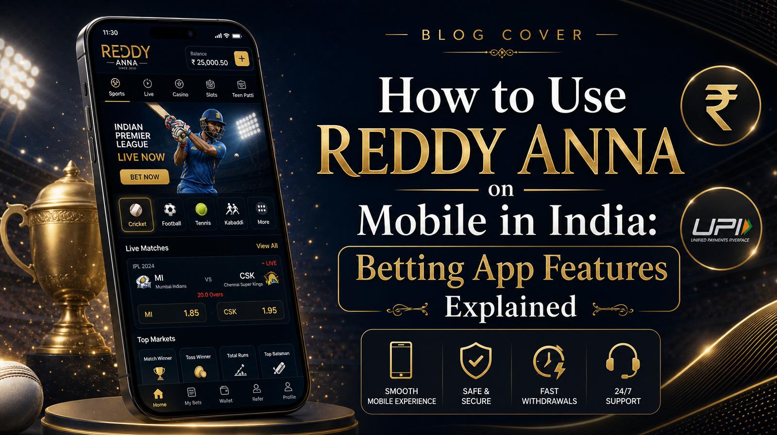 How to Use Reddy Anna on Mobile in India: Betting App Features Explained