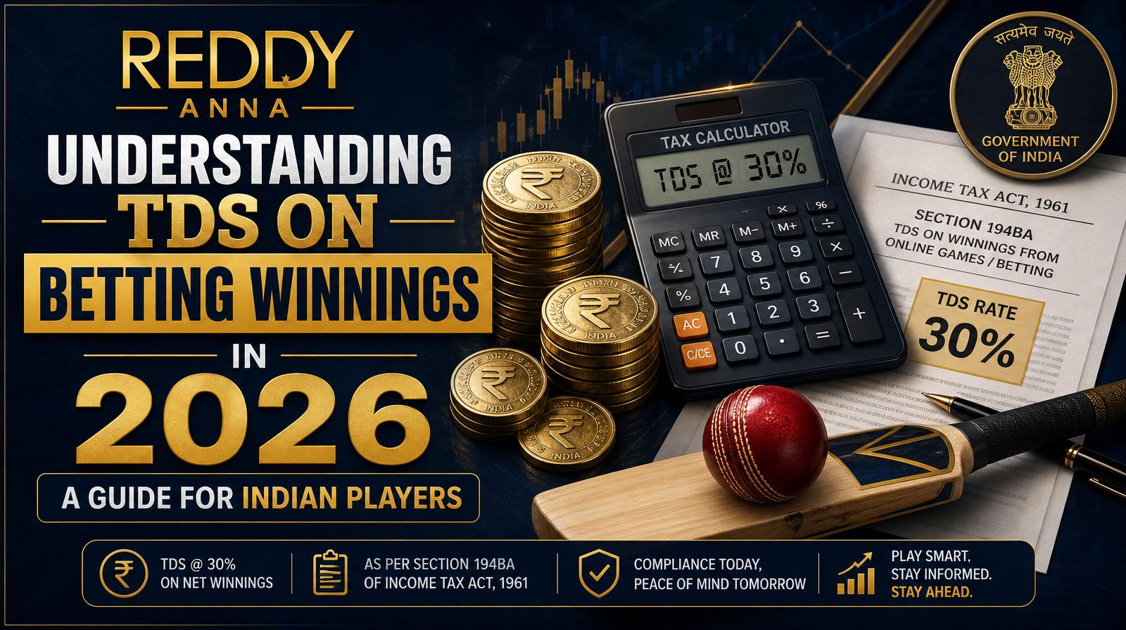 Reddy Anna Understanding TDS on Betting Winnings in 2026: A Guide for Indian Players