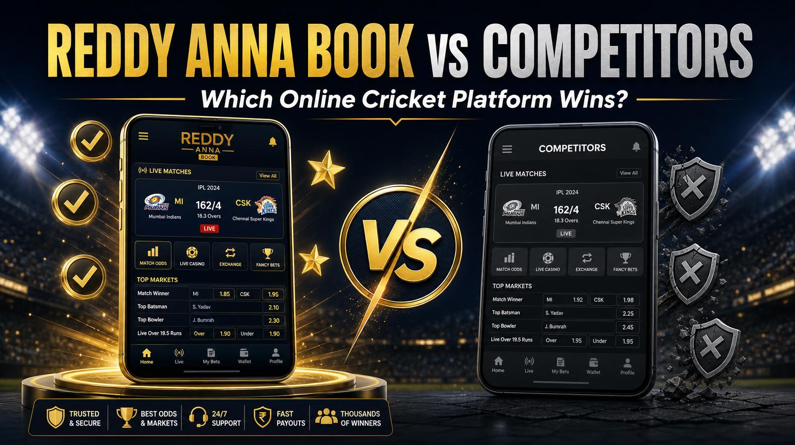 Reddy Anna Book vs Competitors: Which Online Cricket Platform Is Better?