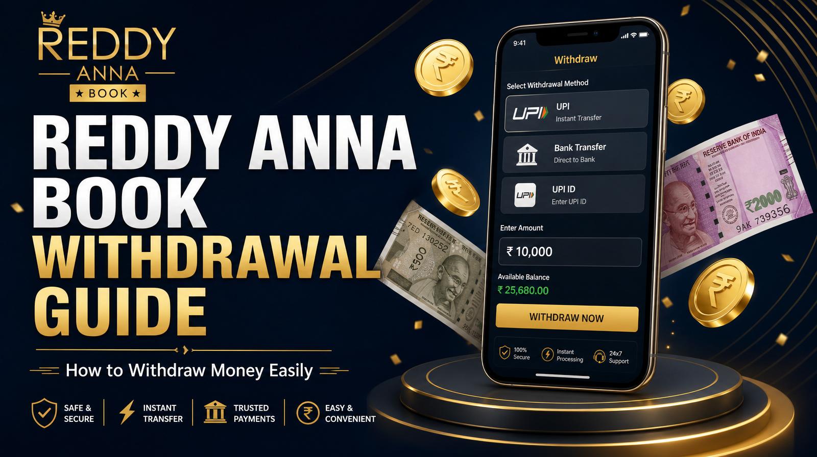 Reddy Anna Book Withdrawal Guide: How Users Withdraw Money Easily