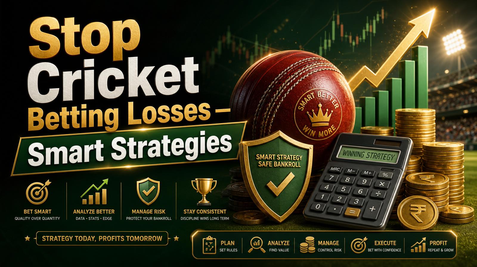 Stop Cricket Betting Losses Using Smart Strategies