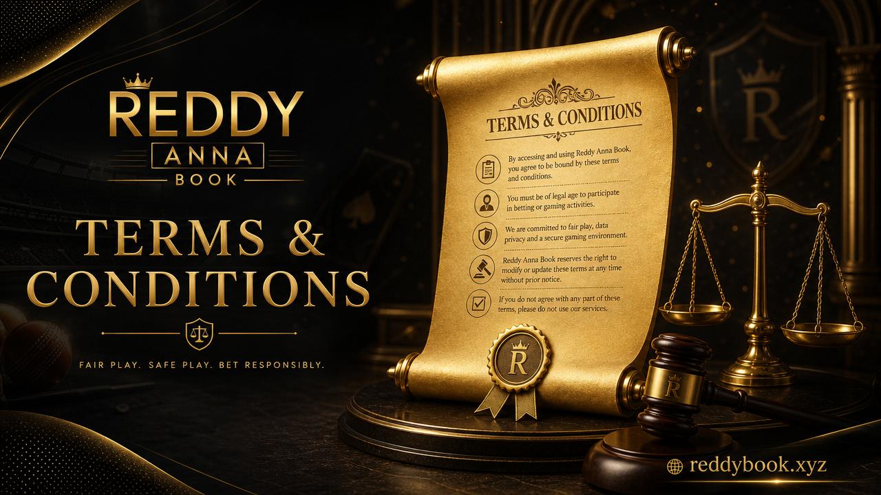 Reddy Anna Book Terms & Conditions document on reddybook.xyz