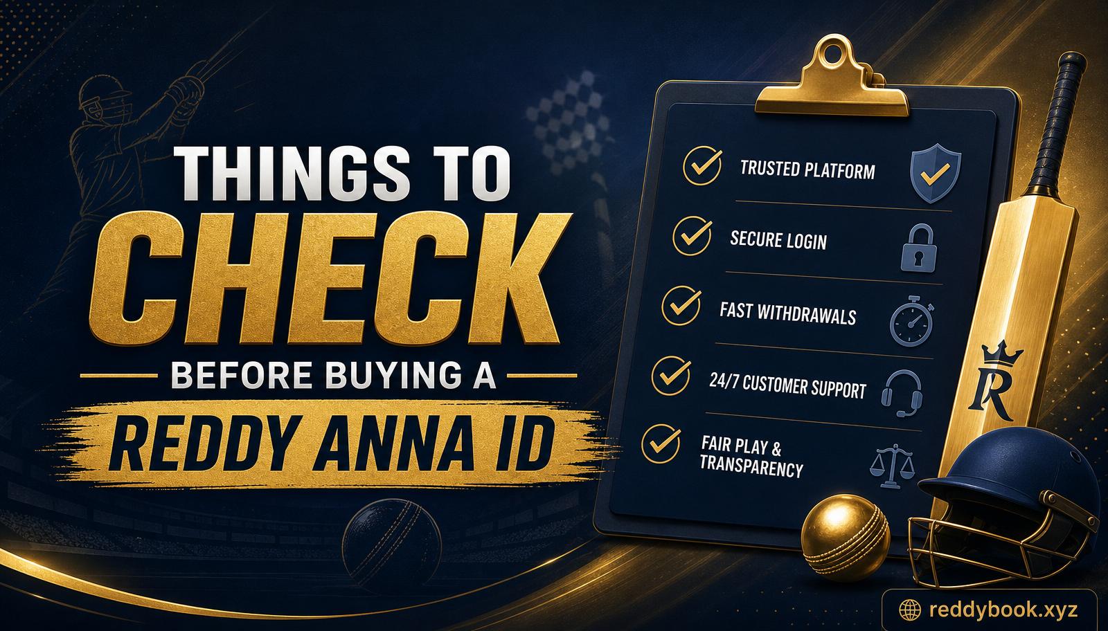Things to Check Before Buying a Reddy Anna ID