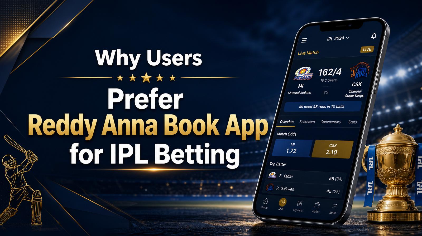Why Users Prefer Reddy Anna Book App for IPL Betting